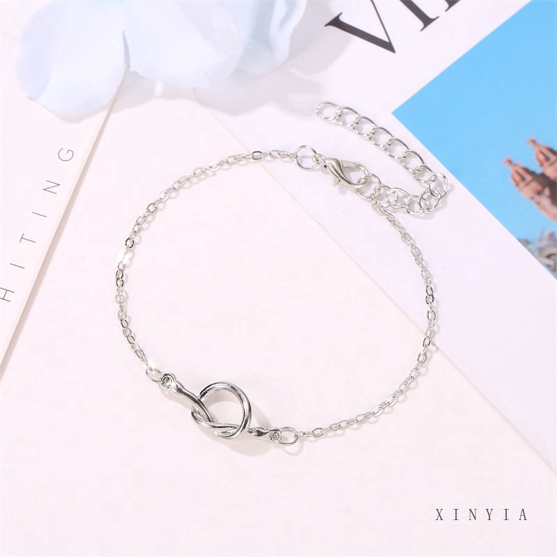 Vòng Tay Kim Loại Thiết Kế Đơn Giản Cho Cặp Đôi