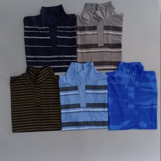 Combo 3 áo trung niên vải thun lạnh có cổ