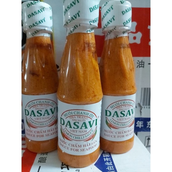 Muối chấm muối chanh ớt Dasavi Đỏ 260g