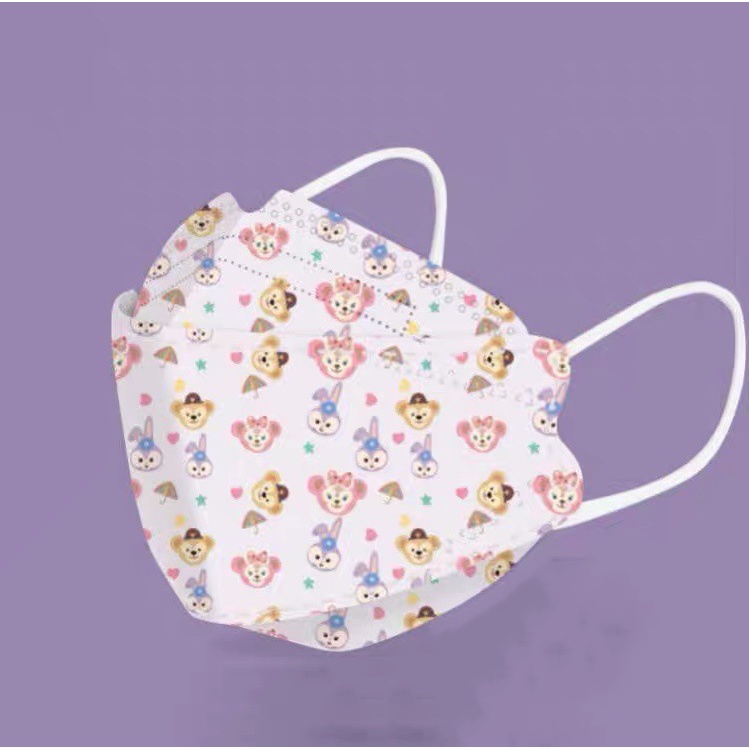 [Nhiều mẫu] Set 10 chiếc Khẩu trang 3D diện Tết Phi hành gia du hành vũ trụ Chú gấu xinh xắn nhiều màu cute