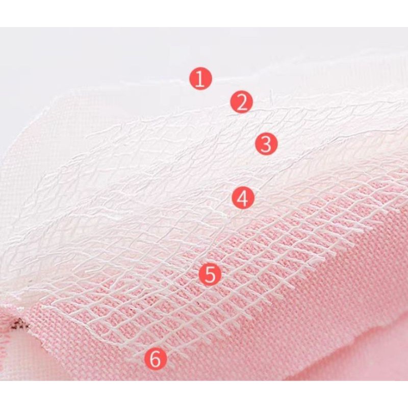 Yếm ăn dặm cho bé chữ U 6 lớp chất cotton mềm mại có cúc bấm điều , yếm dãi trẻ em thấm hút in họa tiết 2 mặt