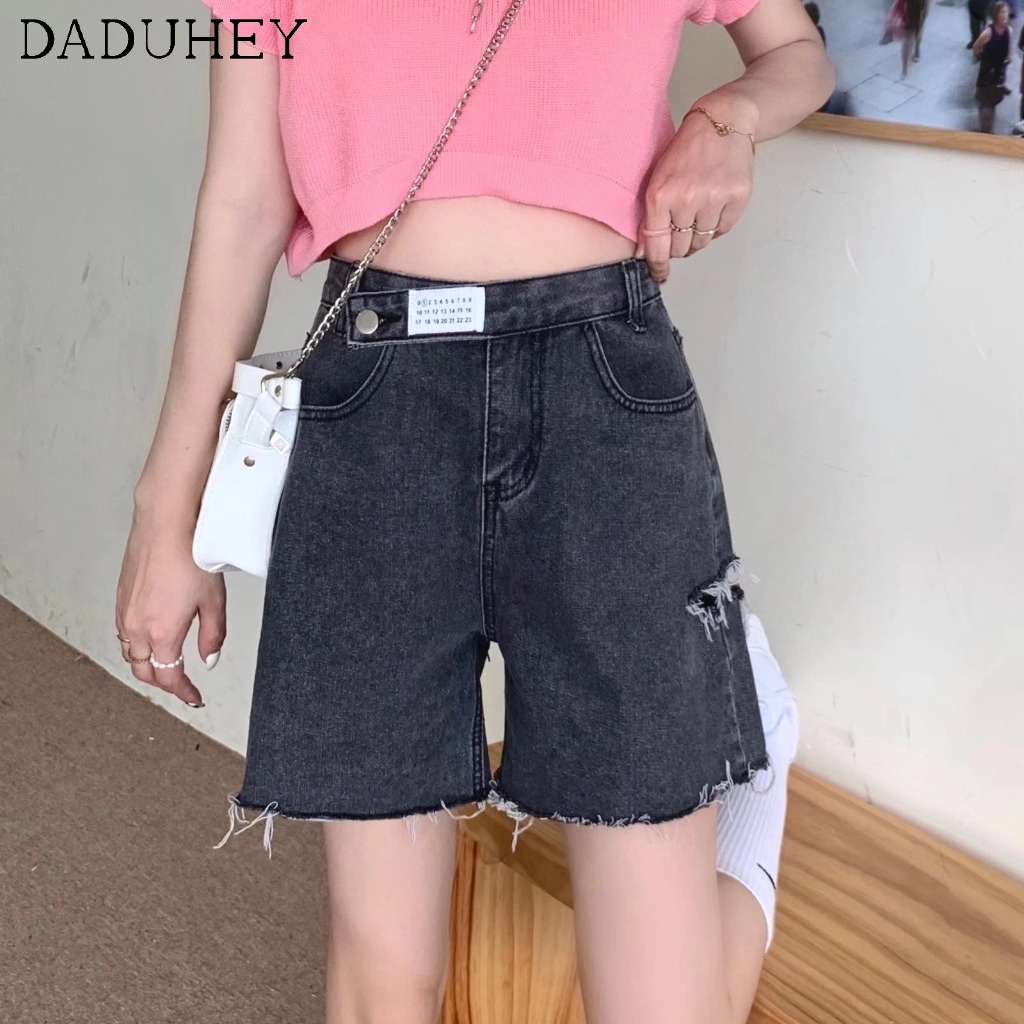 Quần short dáng chữ A óng rộng lưng cao thiết kế thời trang cho nữ