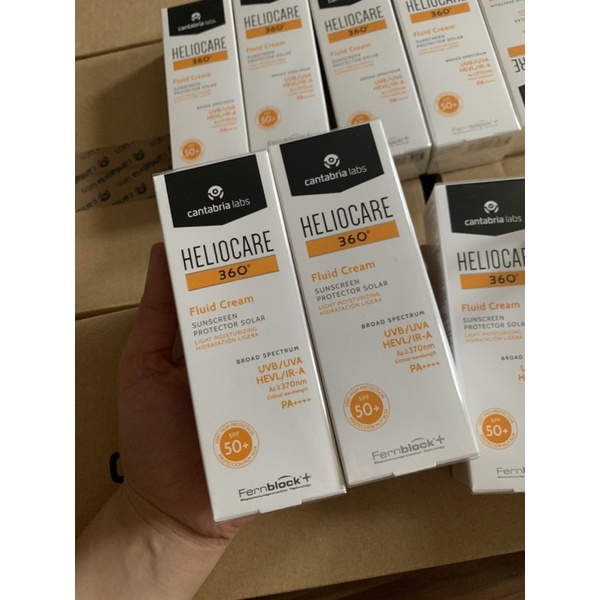 Kem chống nắng Heliocre Fluid Cream date 9/2022