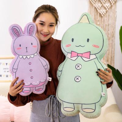 gấu ôm 12 cung hoàng đạo GB4I24 Gối ôm hoạt hình pastel dẹt gấu bông dễ thương 40cm