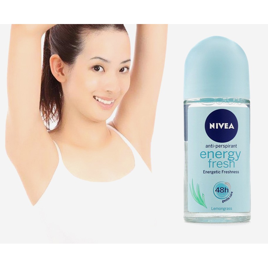 Lăn Khử mùi sáng da, mịn da, lưu hương lâu dành cho Nữ Nivea 25ml-50ml