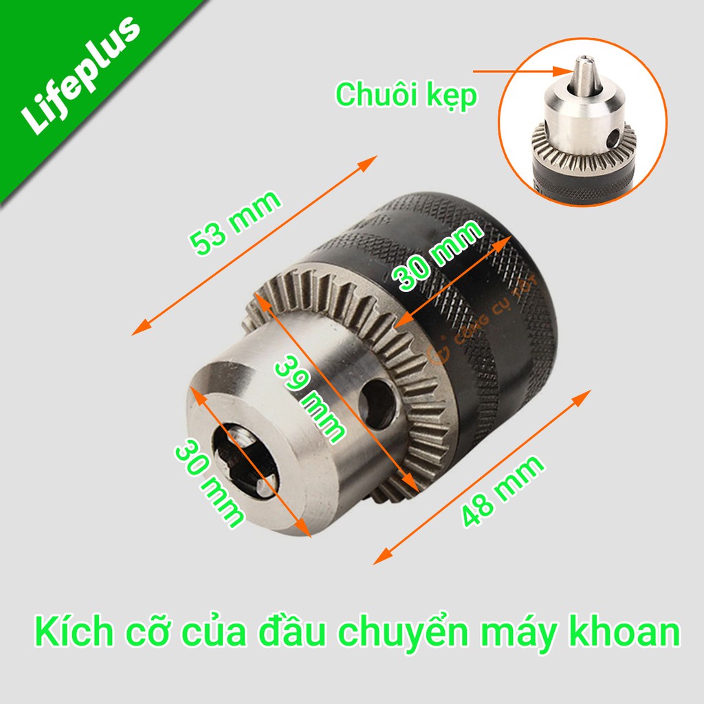 Đầu chuyển máy cắt thành máy khoan 3 chi tiết Inowas