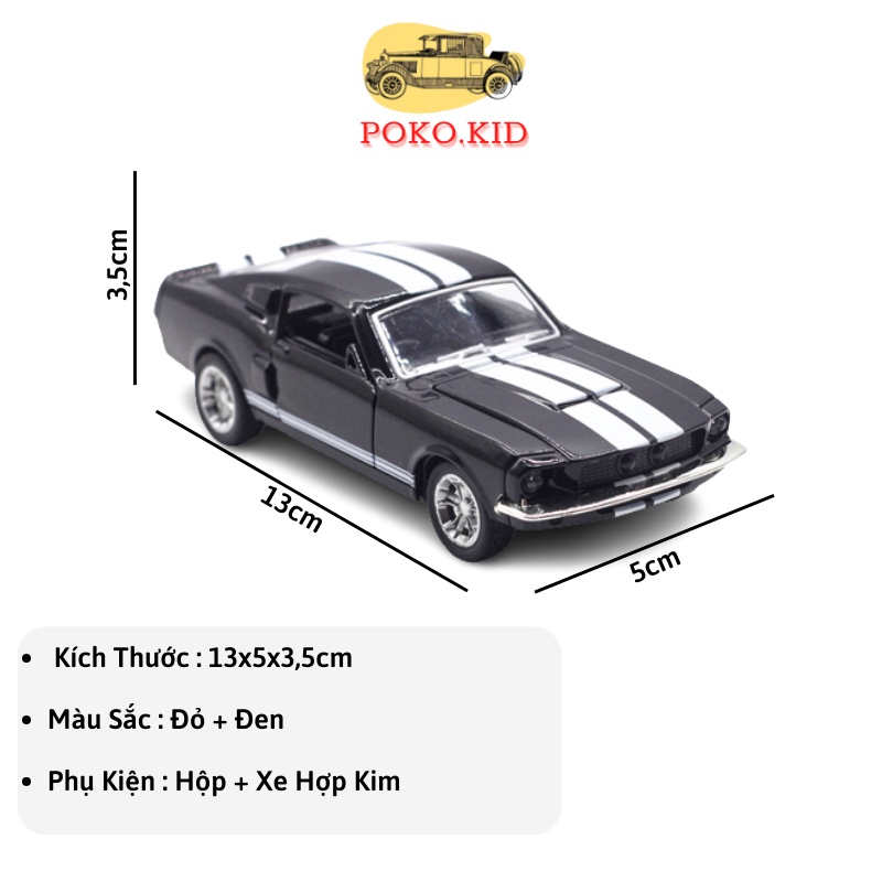 Đồ Chơi Ô tô Mô Hình Kim Loại Chevolet Camaro SS Tỷ Lệ 1:32 Siêu Rẻ POKO KID