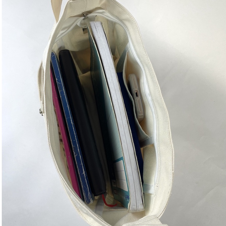 Túi tote đeo chéo vải canvas Budbao 2022 thời trang Hàn Quốc đi học đi chơi dành cho cả nam và nữ tiện dụng