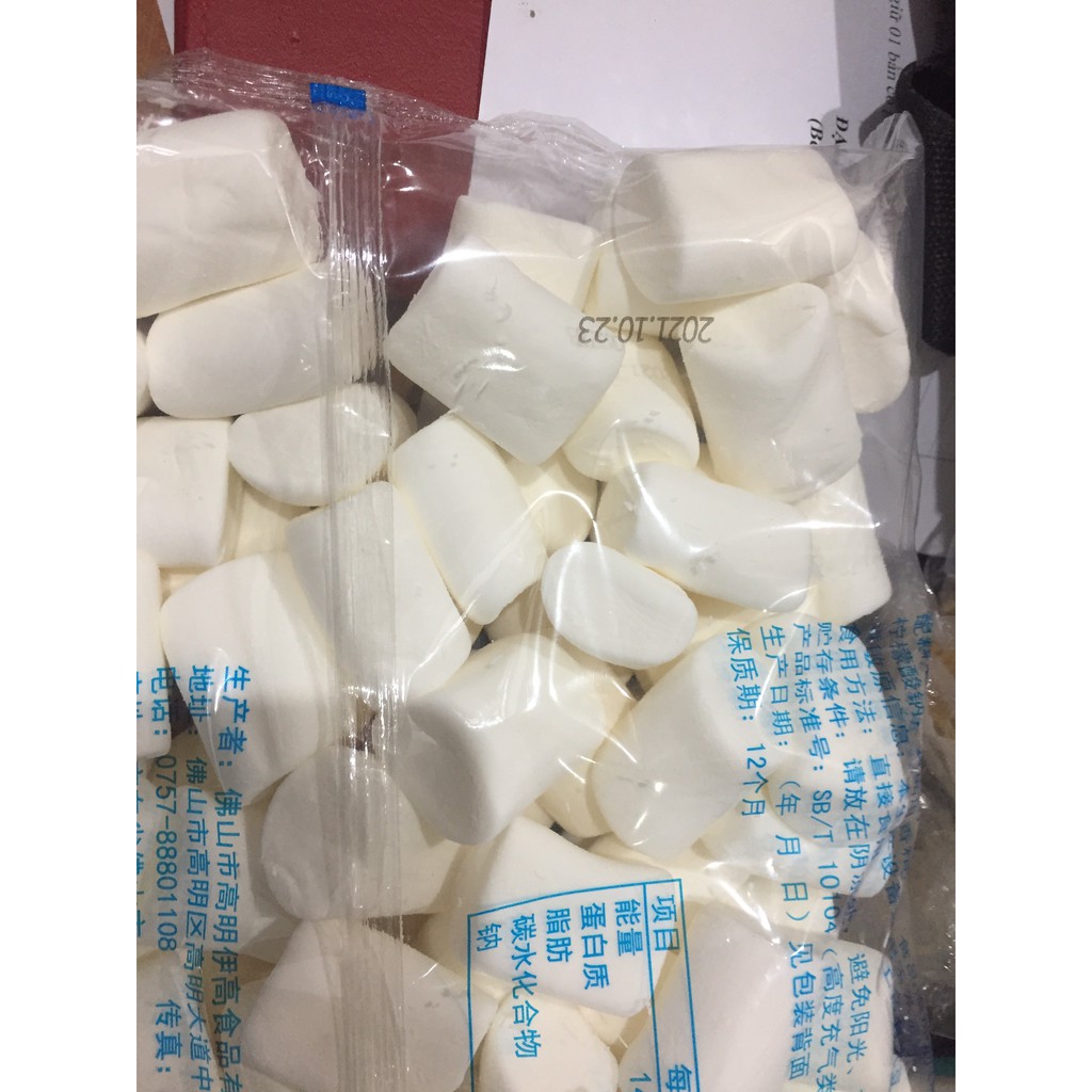 Kẹo Marshmallow Erko Màu Trắng Gói 500gr