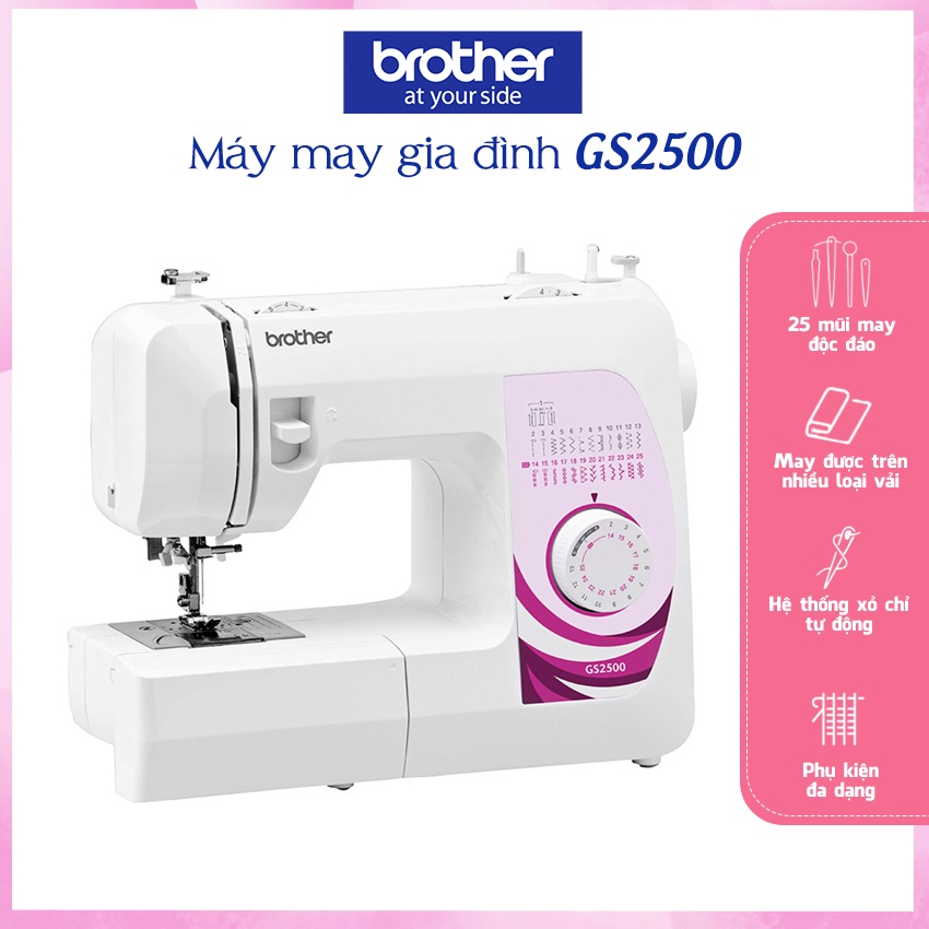 Máy may gia đình Brother  GS2500 Hàng chính hãng