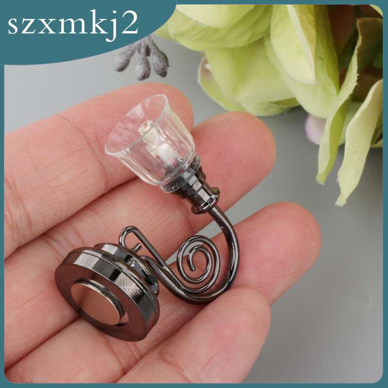 Đèn Gắn Tường Mini Chạy Pin Kiểu Cổ Điển 1: 12 Độc Đáo Trang Trí Nhà Búp Bê / Nhà Cửa