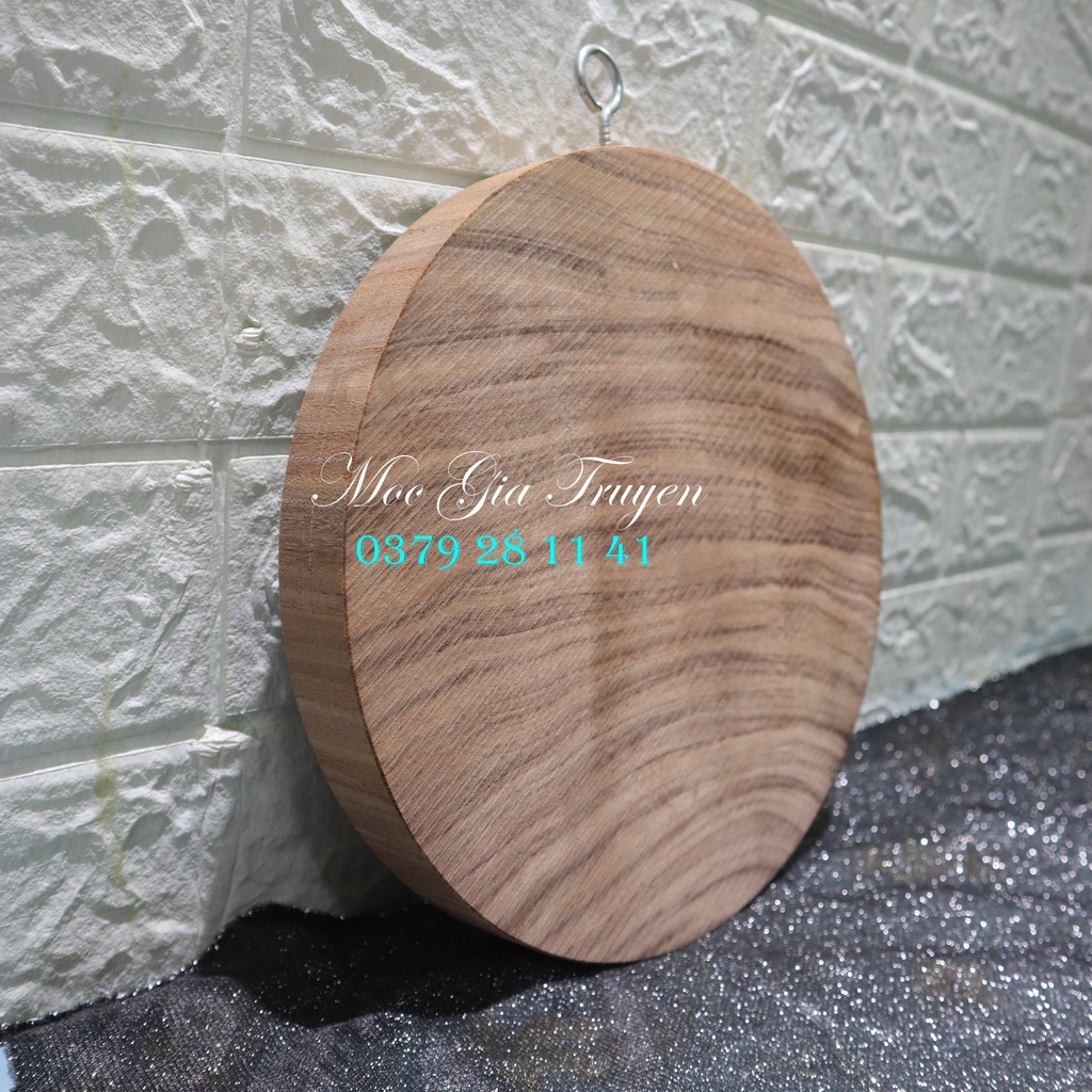 Thớt gỗ Nghiến 24-29cm chuẩn,loại tròn nhiều size cao cấp