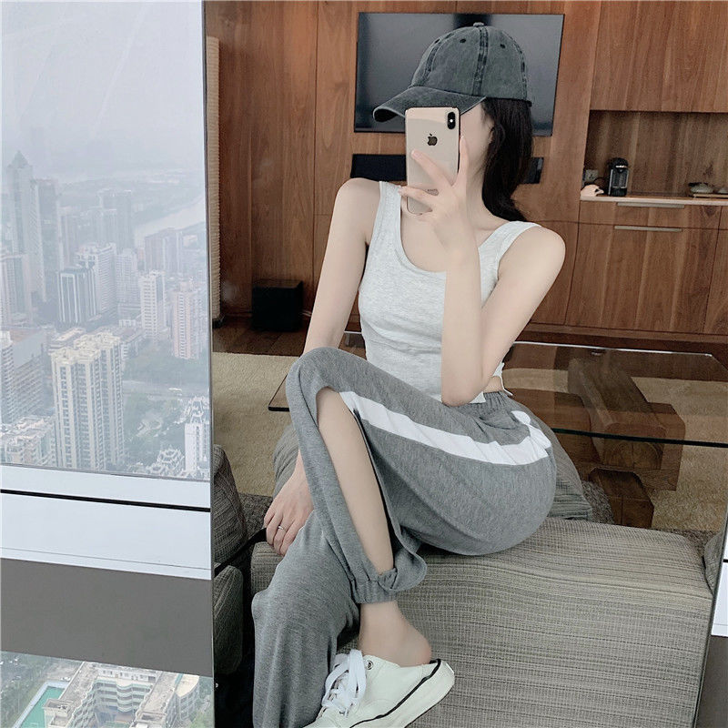 Quần Thể Thao Ống Rộng Phong Cách Hàn Quốc Cho Nữ | BigBuy360 - bigbuy360.vn