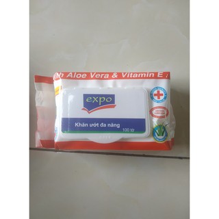 Khăn ướt đa năng Phú Đạt 100 tờ không mùi