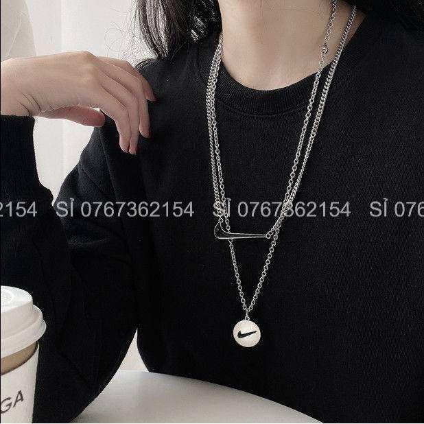 Set 2 Dây Chuyền Unisex, Dây Chuyền Xích Tầng N,k