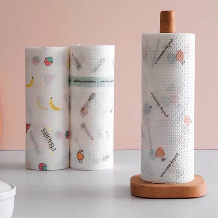 Giấy Lau Đa Năng Cuộn 220 Tờ Siêu Dai Có Thể Giặt Tái Sử Dụng XU,STORE97