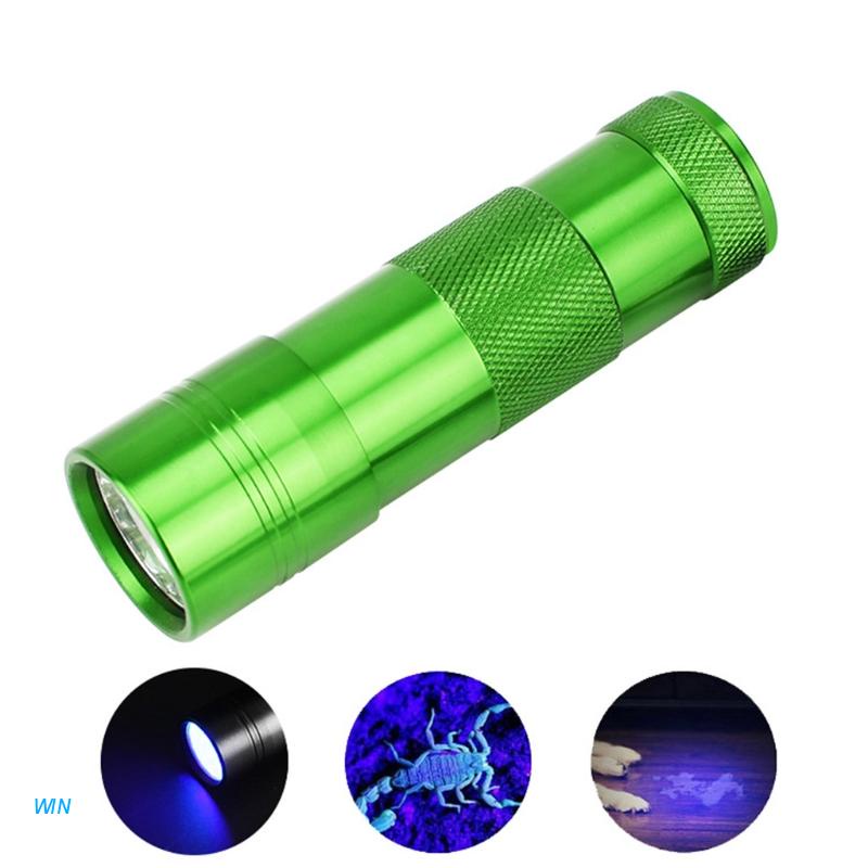 Đèn Pin LED Tia Cực Tím Chống Nước IP65 395-400nm Màu Đen Có Thể Sạc Lại Cho Thú Cưng