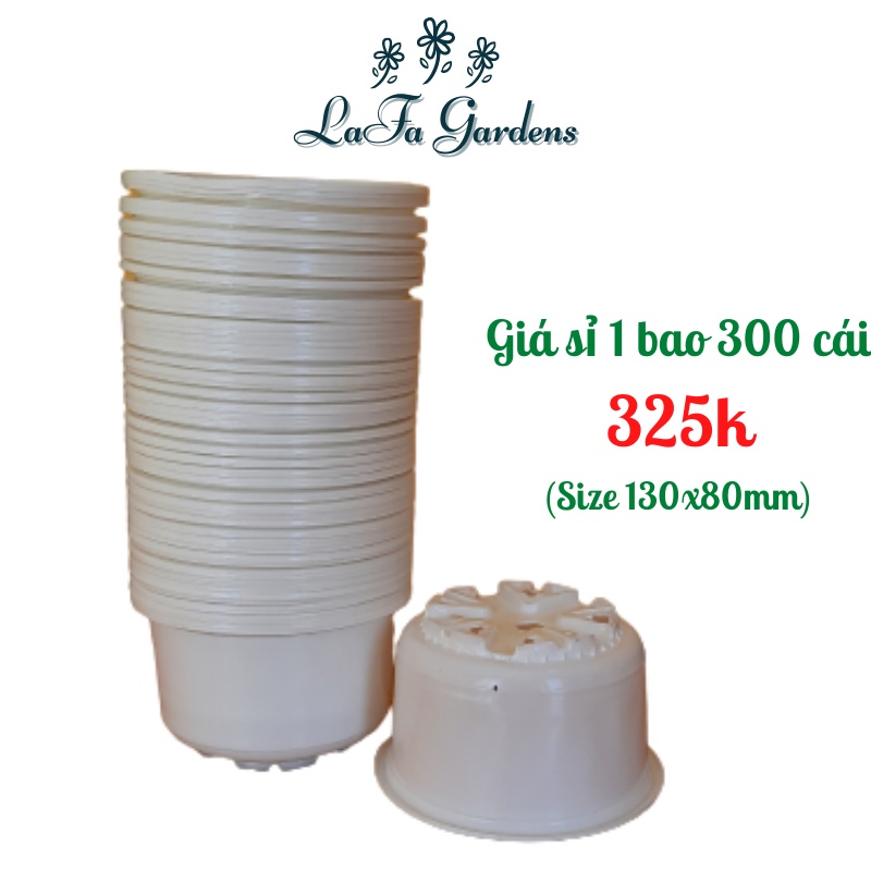 Chậu trồng cây sen đá lớn, kích thước (130x80mm), 1 bao chậu trồng cây 300 cái giá sỉ