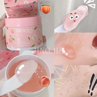 [Hàng mới về] Kem tẩy tế bào chết BIOAQUA dưỡng ẩm da làm sạch lỗ chân lông hương đào 140g