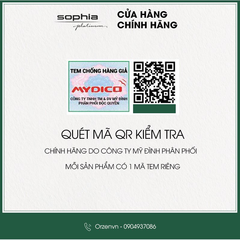 [CHUẨN AUTH] Xịt phồng tạo kiểu tóc, chống xẹp tóc Sophia 200ml Hàn Quốc