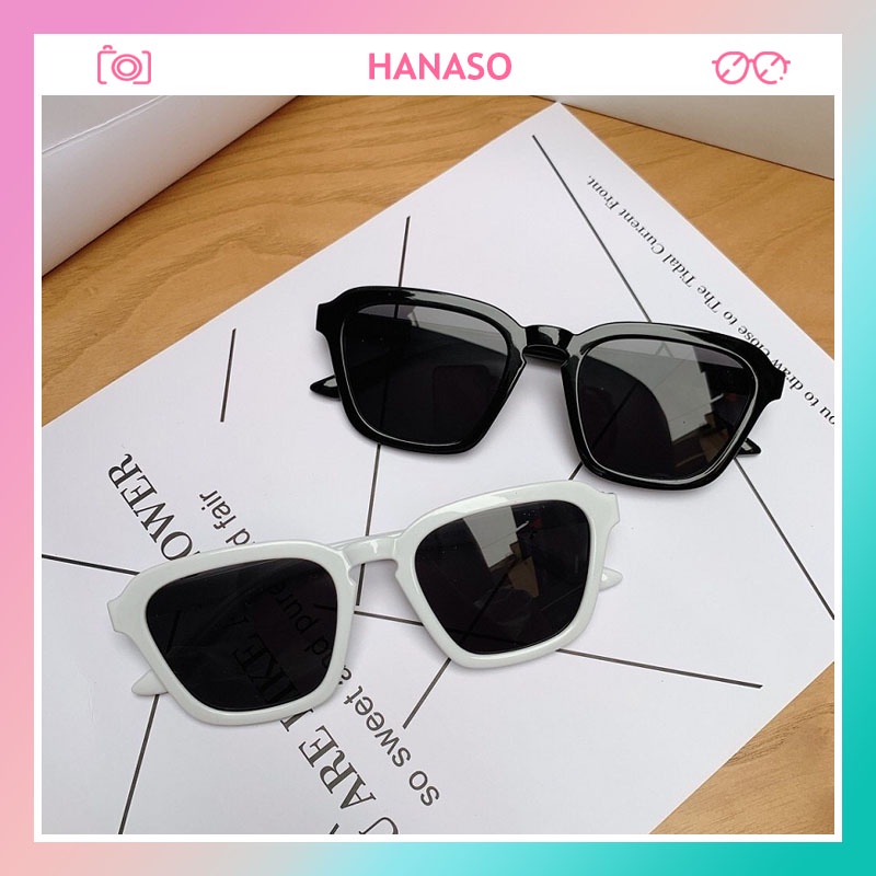 Kính mát nữ chống tia UV phong cách Hàn Quốc cute giá rẻ hottrend HANASO 211