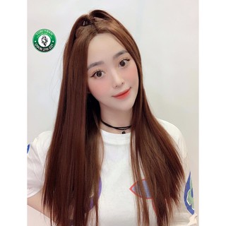 [ẢNH THẬT] Tóc giả nữ chính hãng (Tóc lace siêu da đầu thẳng có 2 màu)