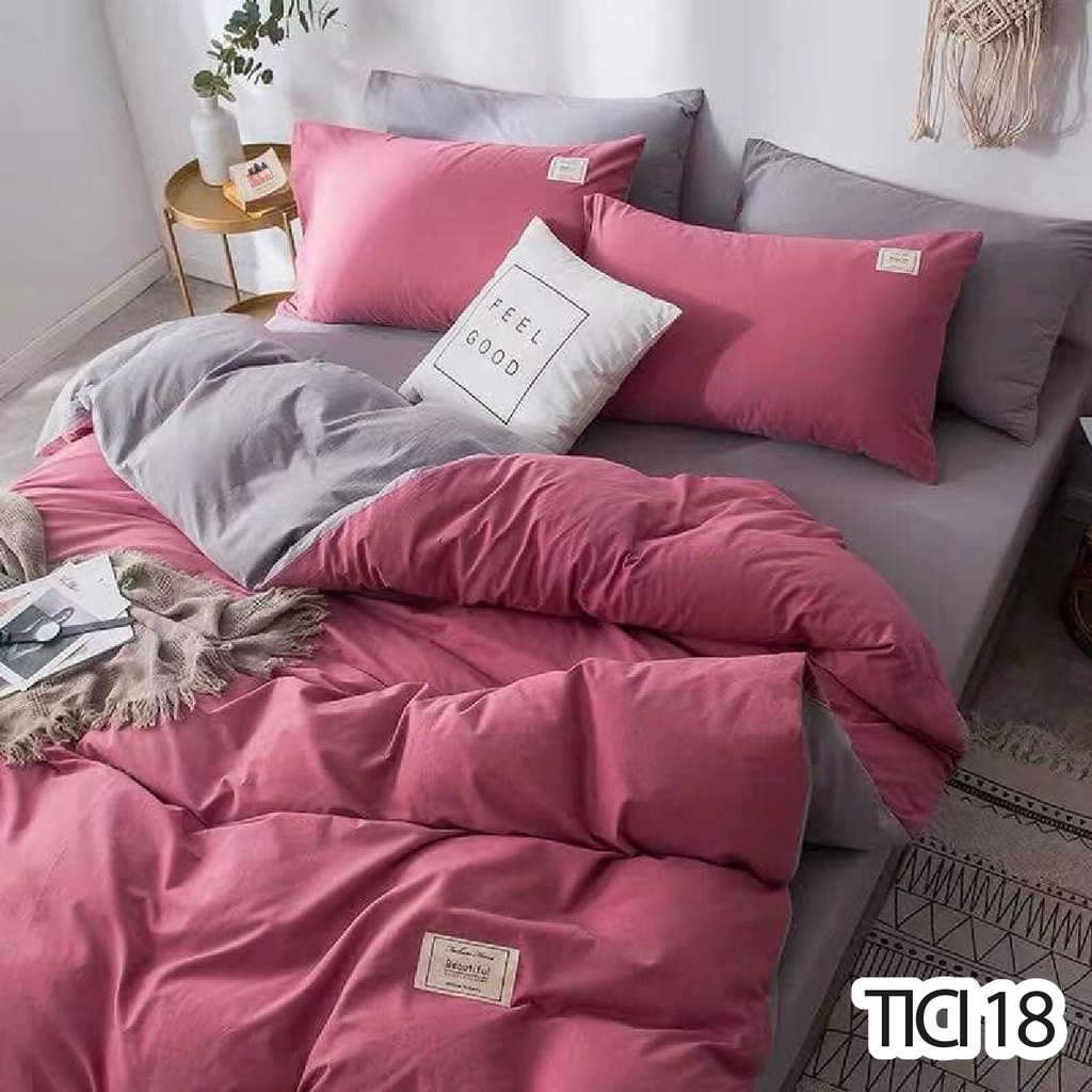 BỘ COTTON TICI ĐŨI CAO CẤP - HÀNG DÀY - NHIỀU MÀU - SIZE 1M6X2M & 1M8X2M