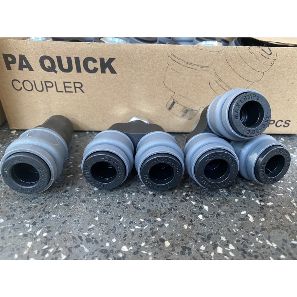 Bộ đầu nối nhanh dây hơi,bộ chia khí nén 1.2.3 chạc khớp nối nhanh bằng nhựa cao cấp