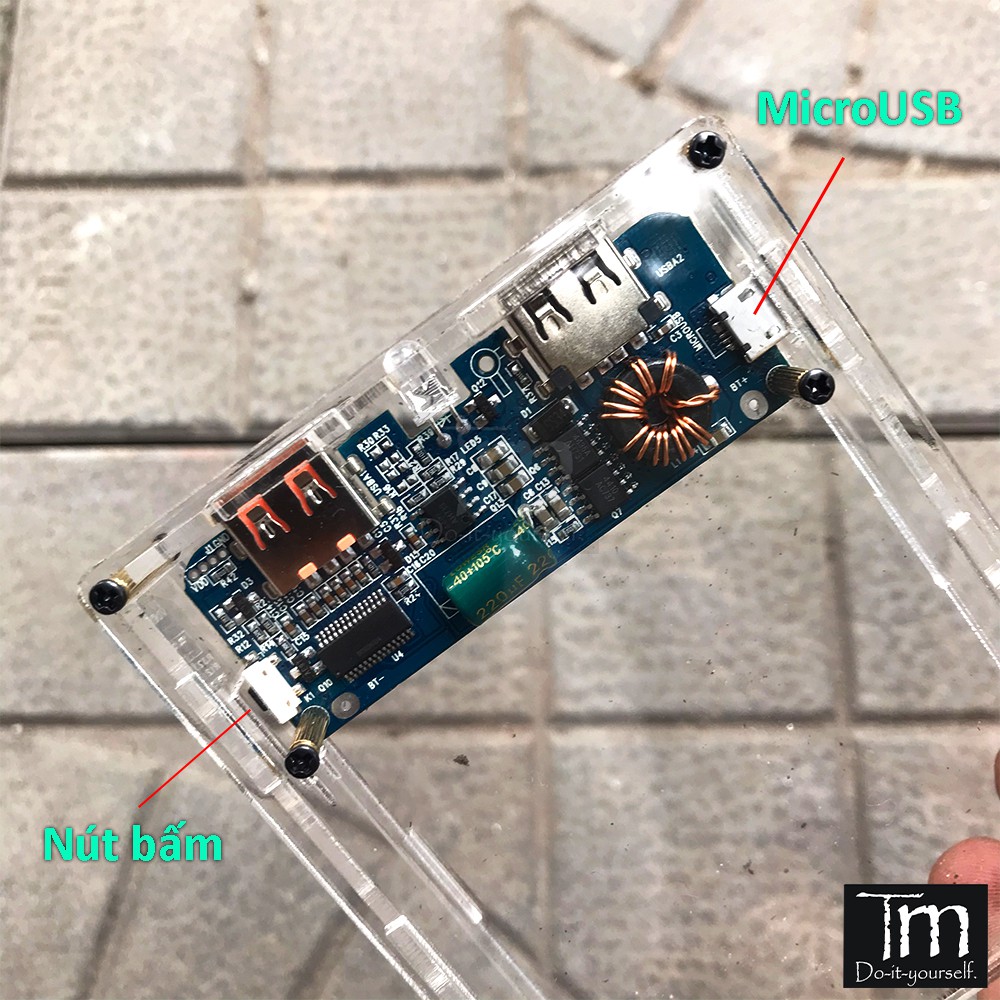 [Mã ELMSM3 giảm 20K đơn bất kì] Box Sạc Dự Phòng Mica 4/6/8 Cell Sạc Nhanh QC | BigBuy360 - bigbuy360.vn