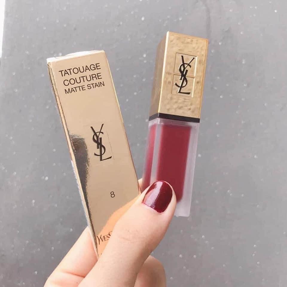 Son YSL Tatouge 08 Đỏ Cherry