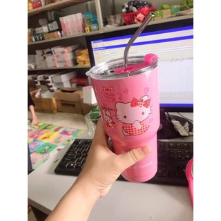 HOT BÌNH GIỮ NHIỆT YETI THÁI  (TẶNG KÈM TÚI VÀ ỐNG HÚT KÈM DỤNG CỤ CỌ RỬA BÌNH) sieu hot