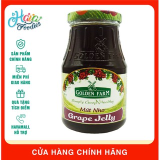 [DATE MỚI NHẤT]  Mứt Nho Golden Farm