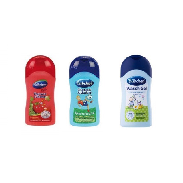 Sữa tắm-gội-xả Bubchen Cho Bé yêu Mini-50ml --Đức