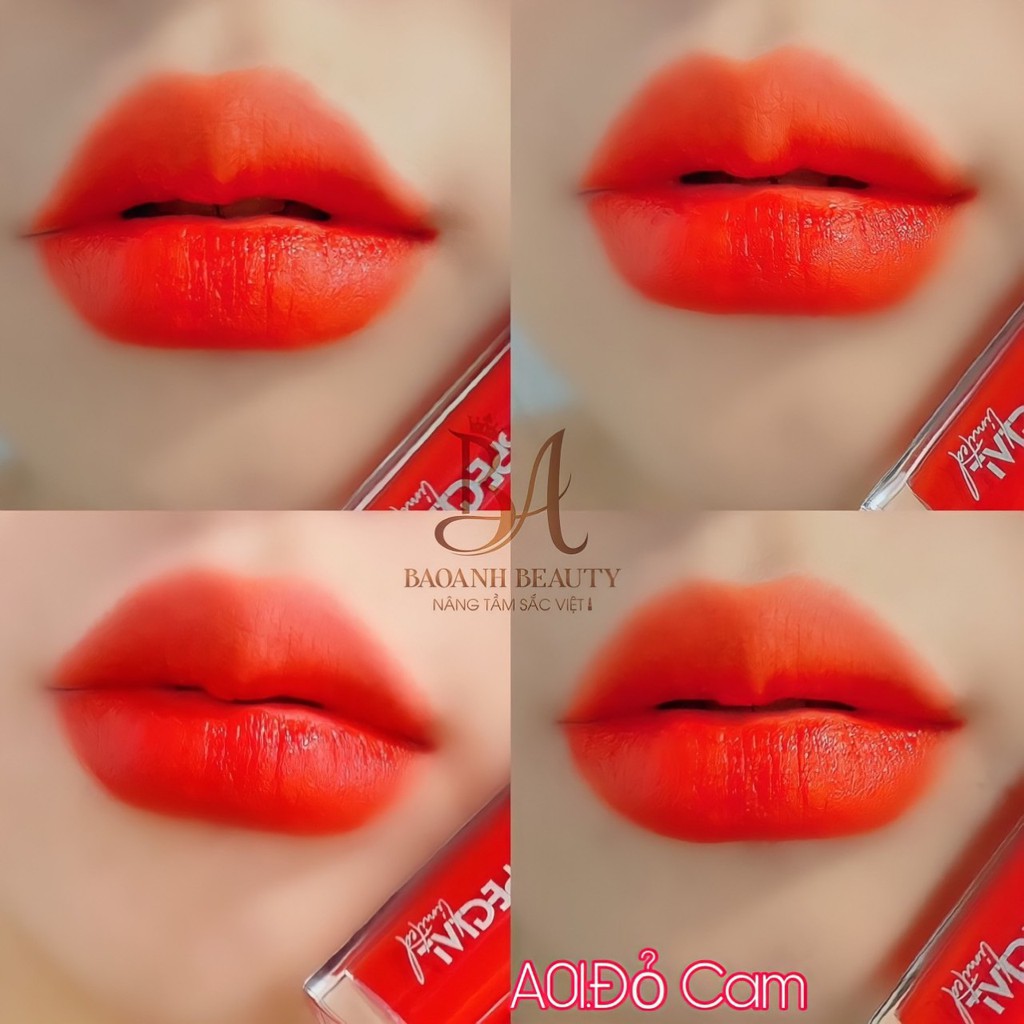 Son Kem B.A Beauty ( Màu Đỏ Cam )