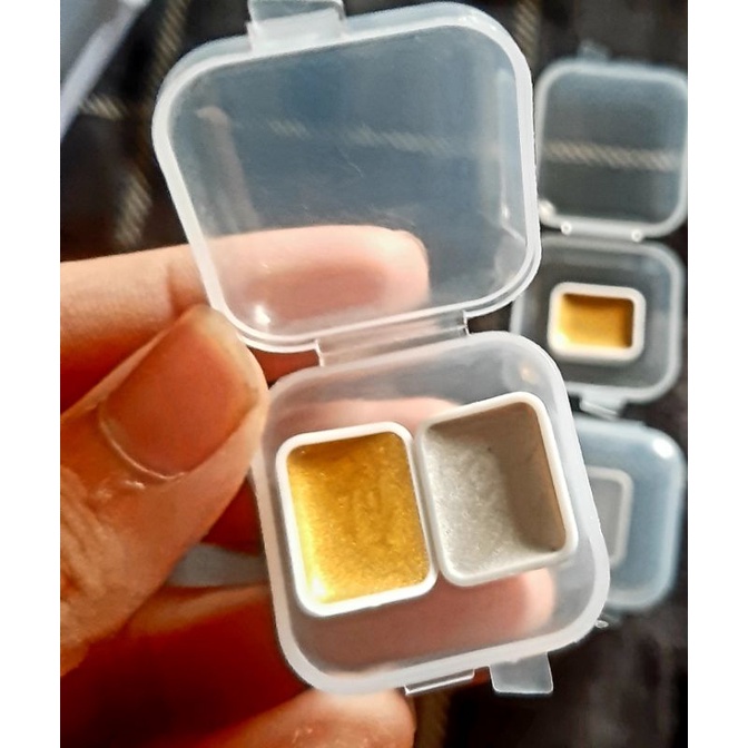 Pocket/ hũ màu nhũ/pan nhũ  sakura lẻ vàng bạc trắng