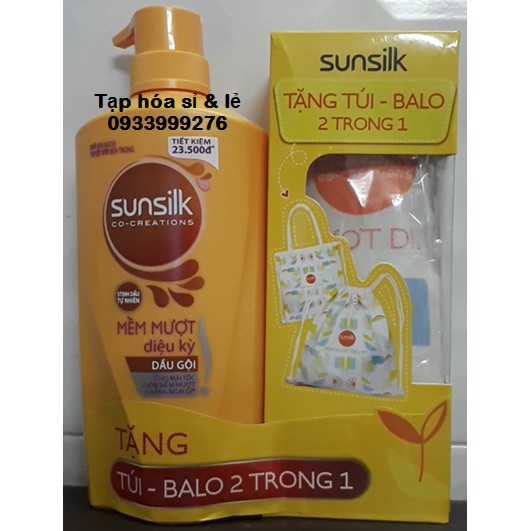 Dầu gội sunsilk vàng, đen 650g tặng chai xả nhỏ hoặc gội nhỏ hoặc khăn tuỳ đợt nhập hàng