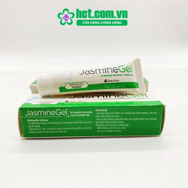 Gel bôi nhiệt miệng Natural Jasmine tuýp 10 gram