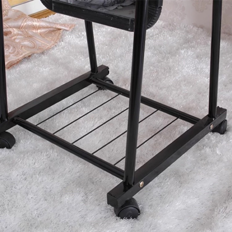 Gương soi di động toàn thân cao cấp Trường Mai Sài Gòn chất liệu gương sáng bóng chân sơn tĩnh điện chân xoay 360 độ