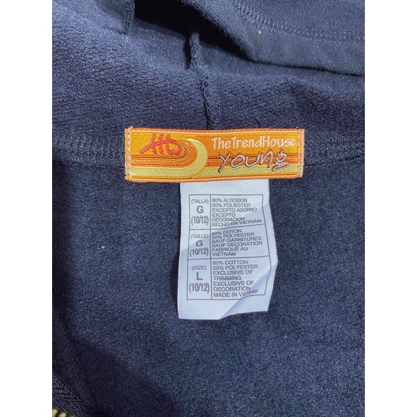 Áo hoodie trẻ em hãng trendhouse VNXK. Chất nỉ đanh bên trong ép nỉ bông siêu ấm