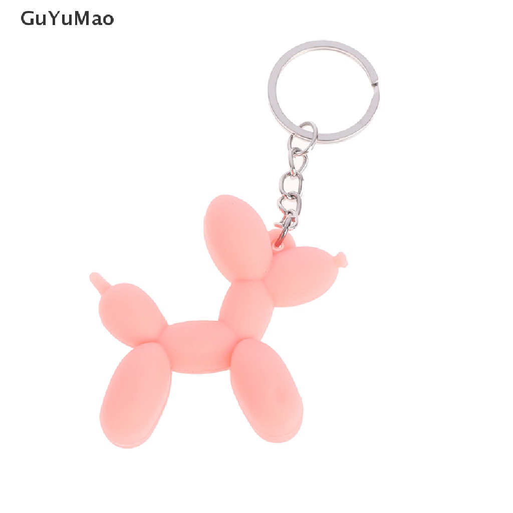 [cxGUYU] Cartoon Balloon Dog Keychain Ring Pendant Couple Key Chain Bag Pendant Gifts  PRTA