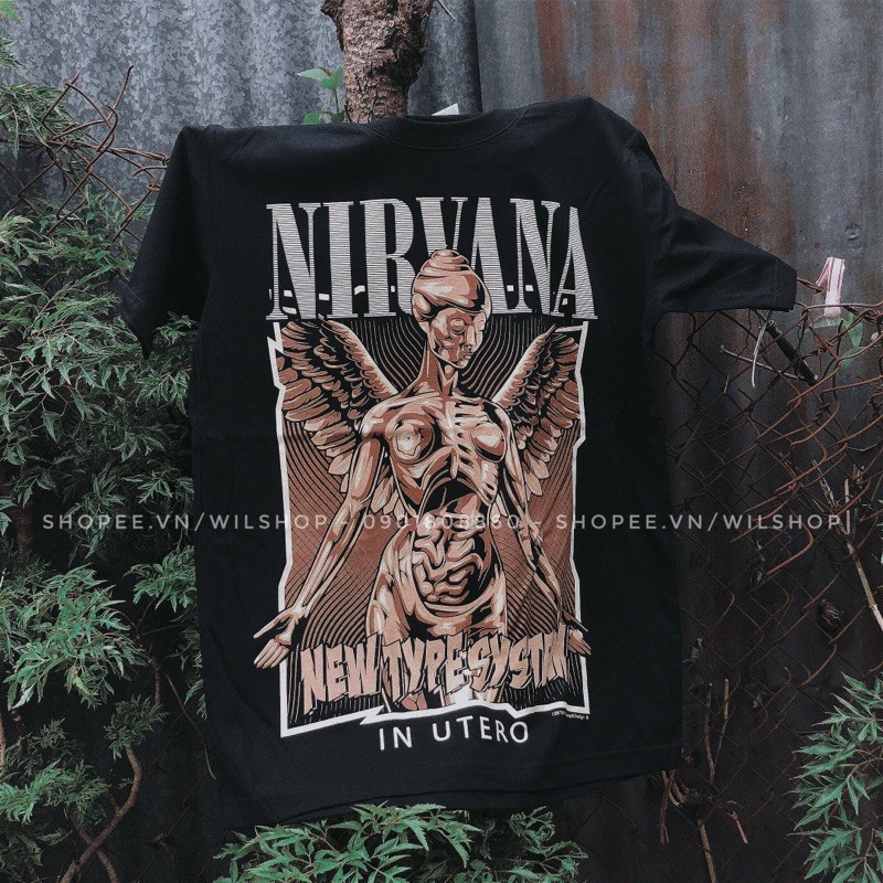 (M, L, XL) ÁO NIRVANA - ROCK BAND TEE - ÁO THUN ÁO PHÔNG NHẠC ROCK