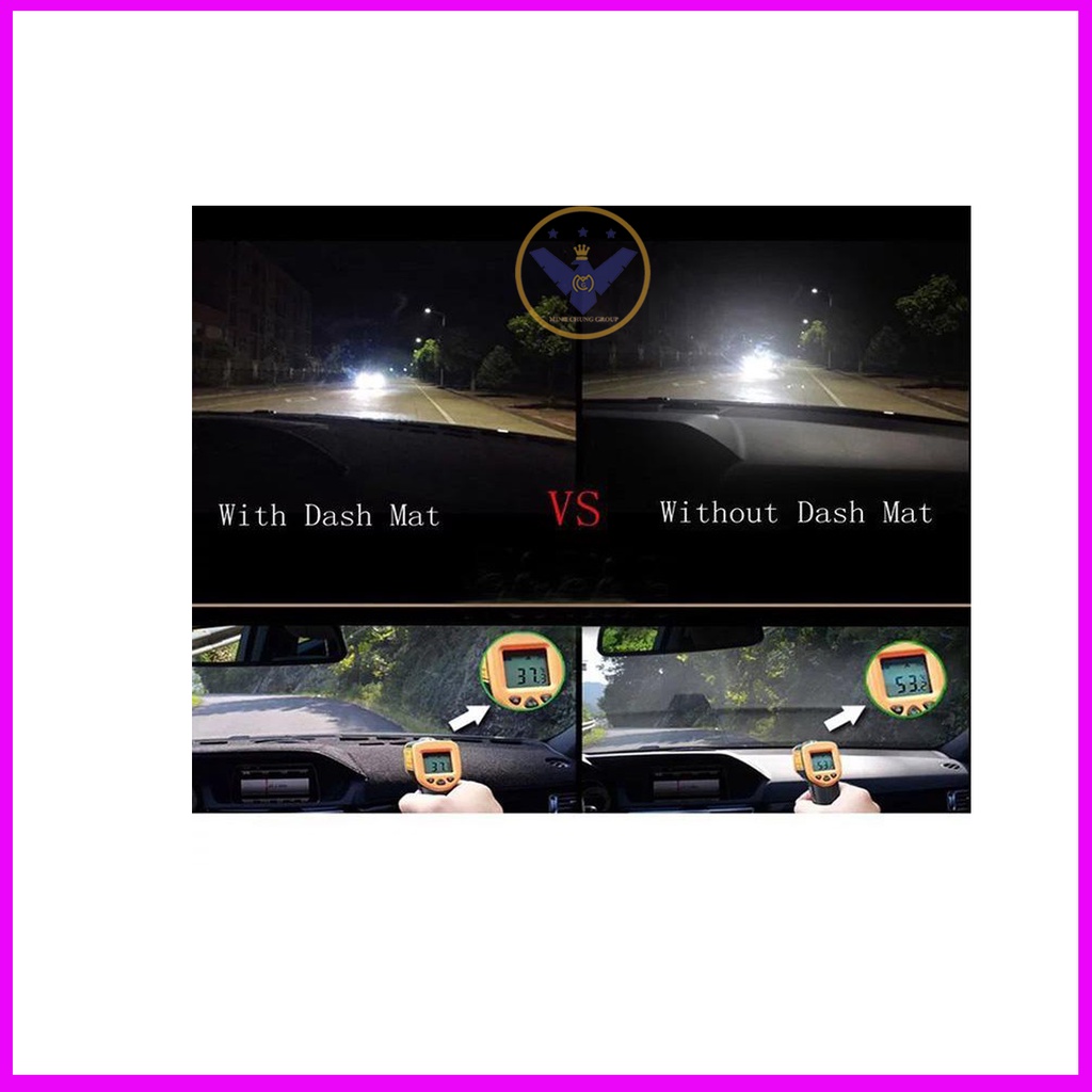 Thảm Taplo Mitsubishi Triton 2016-2022 Màu Đen Chất Liệu Da hoặc Nhung Lông Cừu Đế Có Chống Trượt