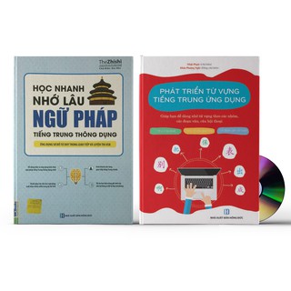 Sách - Combo: Học Nhanh Nhớ Lâu Ngữ Pháp Tiếng Trung + Phát triển từ vựng tiếng Trung Ứng dụng + DVD nghe