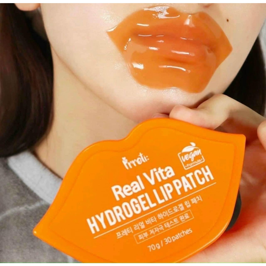 Mặt Nạ Môi Prreti Real Vita Hydrogel Lip Patch sale 65%