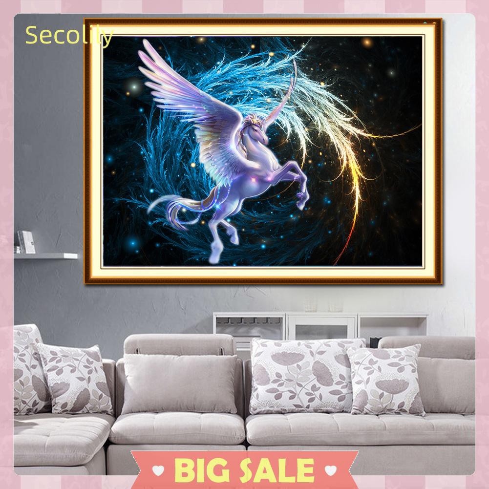 Bộ Tranh Đính Đá 5d Tự Làm Hình Động Vật Đáng Yêu