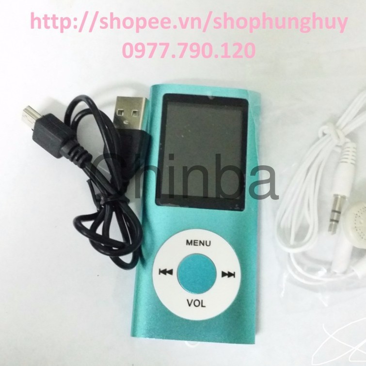   [ELCETOP06 hoàn tối đa 100k xu cho đơn 299kMáy Nghe Nhạc Mp4. Có màn hình. Giống ipod Chinba  I87 nhập khẩu