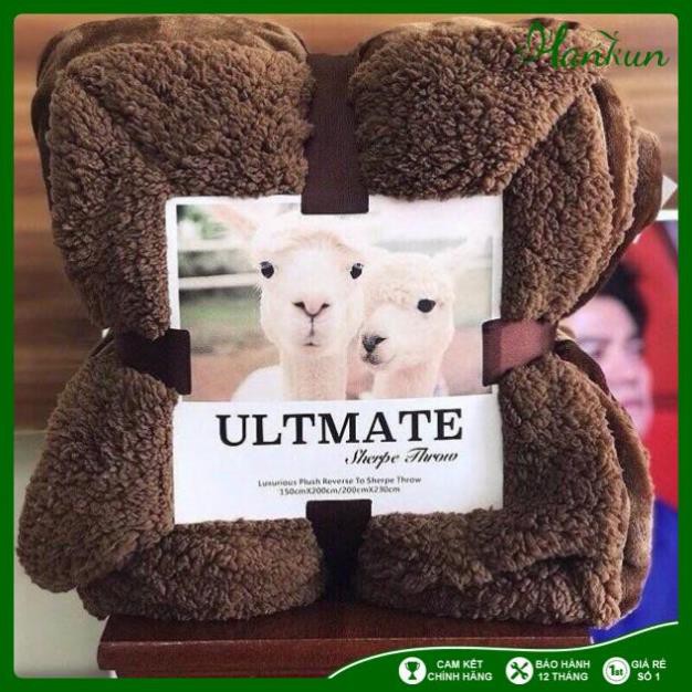 Chăn lông cừu Ultimate loại dày siêu ấm (2kg) (trượt sang xem ảnh thật)/ mền lông