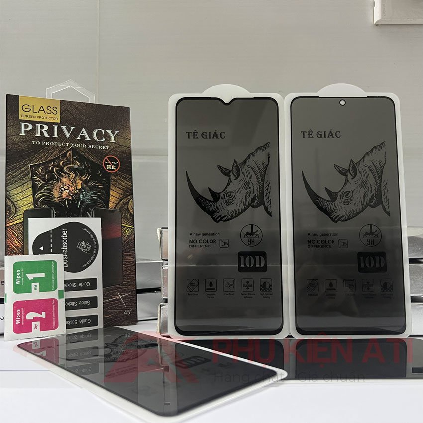 Kính cường lực Samsung Note 10 Lite / Note 20 Chống nhìn trộm-Bảo vệ sự riêng tư-Dày dặn,cứng cáp- Phụ kiện ATI