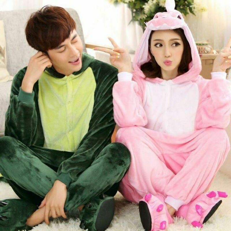Bộ Đồ Khủng Long Xanh - Cá Sấu Xanh Liền Thân Hình Thú Cho Bé Chất Đẹp