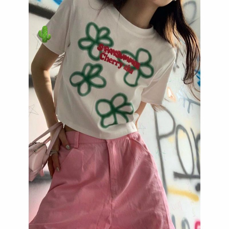 Áo thun porip in hình và in chữ